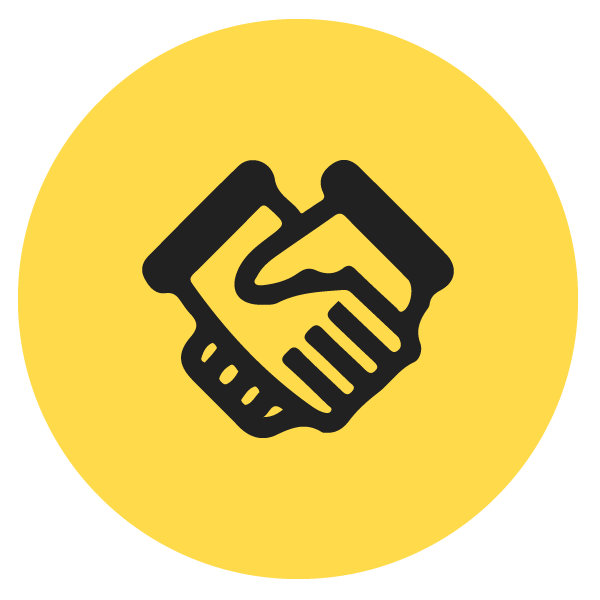 shaking hands icon