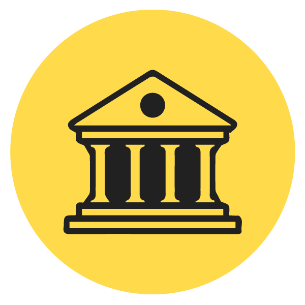 government institution building icon